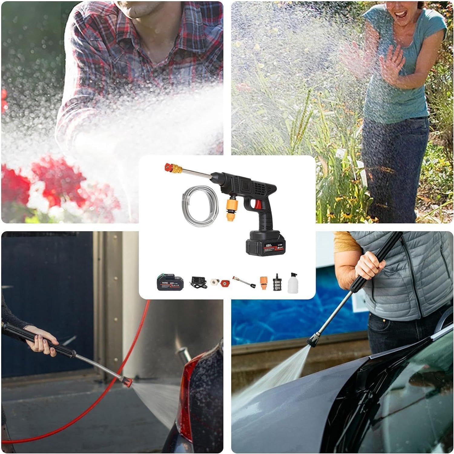 High Pressure Washer Gun,Used For Car Washing, Floor Cleaning & Garden Watering