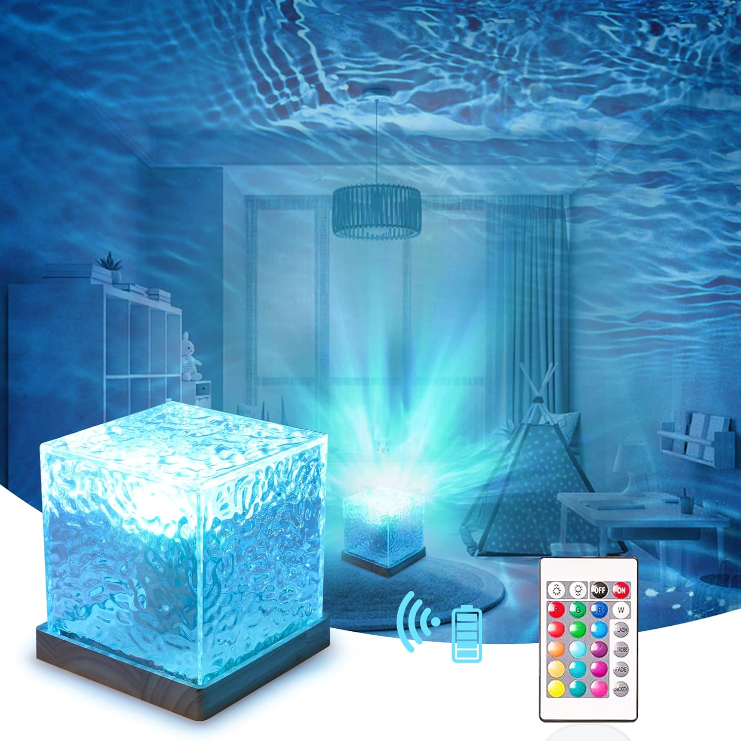 Water Wave Projector Light